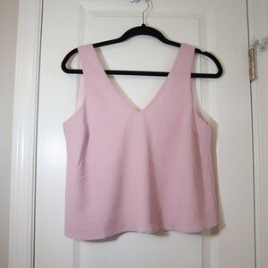 Lulus Beechwood Lavender Tie-Back Cropped Tank | Size Small | Like New Condition
